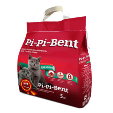 Pi-Pi Bent - Комкующийся наполнитель для котят