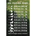 Шлейка суперпрочная, зеленая, для собак массой 18-25кг, 60-70см