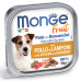 Monge dog fruit консервы для собак курица с малиной