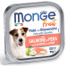 Monge Dog Fruit консервы для собак лосось с грушей