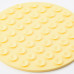 Mr.Kranch - Лизательный коврик для медленного поедания силиконовый диаметр 20 см желтый с лопаткой