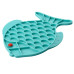 Mr.Kranch - Лизательный коврик для медленного поедания силиконовый Рыбка 24,5*19 см голубая