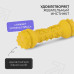 Mr.Kranch - Игрушка для собак Гантель дентальная 18 см желтая с ароматом сливок