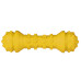 Mr.Kranch - Игрушка для собак Гантель дентальная 18 см желтая с ароматом сливок