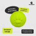 Mr.Kranch - Игрушка для собак Мяч с лапкой 8 см неоновая желтая