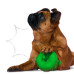 Mr.Kranch - Игрушка для собак Яблоко с пищалкой 10 см зеленая с ароматом курицы