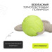 Mr.Kranch - Игрушка для собак Мяч на кольцевом шнуре 6 см неоновая желтая