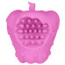 Mr.Kranch - Игрушка для собак Яблоко с пищалкой 10 см розовая с ароматом бекона