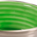 Mr.Kranch - Миска из нержавеющей стали с керамическим покрытием Cyclo 400 мл, нескользящее основание, зеленая
