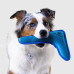Mr.Kranch - Игрушка для собак средних и крупных пород бумеранг с пищалкой 34х28,5х6,5см, синий