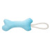 Mr.Kranch - Игрушка для собак мелких и средних пород косточка с канатом 31х9х4см, нежно-голубая
