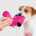 Mr.Kranch - Игрушка для собак мелких и средних пород фламинго с канатом и пищалкой 24х13,5х6см, ярко-розовый