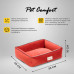 Pet Comfort - Лежанка для кошек и собак миниатюрных пород, Golf Vita 02,  XS 45х55 см, красный