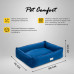 Pet Comfort - Лежанка для собак средних пород, Golf Vita 03,  M 75х90см, синий