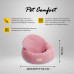 Pet Comfort - Лежанка для кошек и собак мелких пород, Hotel Mira 03, размер S 50 см, розовый
