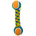 Petpark - Игрушка для собак плетенка с двумя теннисными мячами, 6 см