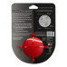 Playology - Жевательный мяч SQUEAKY CHEW BALL 8 см для собак средних и крупных пород с пищалкой и с ароматом говядины, цвет красный