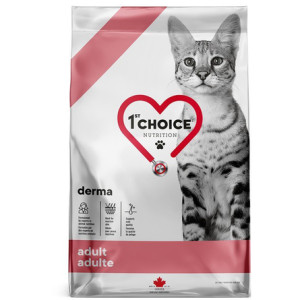 1st Choice - Корм для кошек с гиперчувствительной кожей, лосось (GF DERMA)