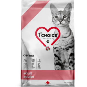 1st Choice - Корм для кошек с гиперчувствительной кожей, лосось (GF DERMA)