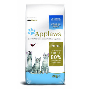 Беззерновой для Котят "Курица/Овощи: 80/20%" (Dry Cat Kitten)