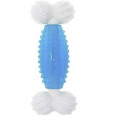 CanineClean игрушка для собак косточка с ароматом мяты, голубой, нейлон/синтетическая резина, 19 см