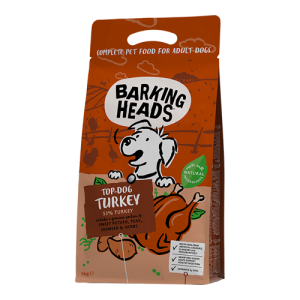 Barking Heads - Корм для собак, с индейкой и бататом, беззерновой, "Бесподобная индейка" (top-dog turkey)
