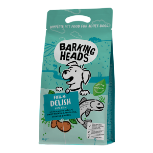 Barking Heads - Корм для собак, с лососем, форелью и бататом, беззерновой, "Рыбка-вкусняшка" (fish-n-delish)