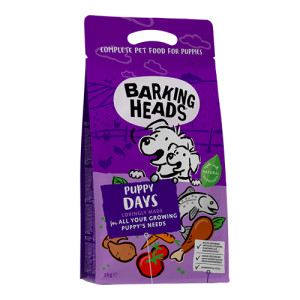 Barking Heads - Корм для щенков, с лососем и курицей, беззерновой, "Щенячьи деньки" (puppy days)