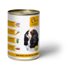 Clan CLASSIC - Паштет для собак, мясное ассорти с рубцом, брусникой и морковью