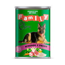 CLAN FAMILY - Консервы для собак, ягненок с рисом