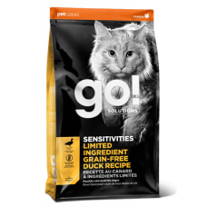 GO! - Корм для котят и кошек с чувствительным пищеварением, со свежей уткой, беззерновой  (SENSITIVITIES)