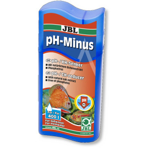 JBL pH-Minus - Кондиционер для собакнижения рН в пресноводных аквариумах, 100 мл на 400 л