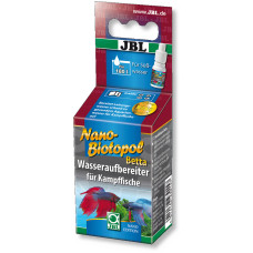JBL NanoBiotopol Betta - Кондиционер для нано-акв с бойцовыми рыбками, 15 мл на 180 л