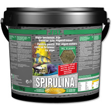 JBL Spirulina - Осн. корм премиум для растительноядн. акв. рыб, хлопья, 5,5 л (950 г)