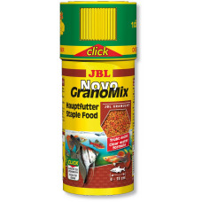 JBL NovoGranoMix CLICK - Осн. корм для пресн. акв. рыб, гранулы, 250 мл (115 г)