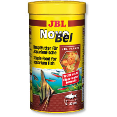 JBL NovoBel - Осн. корм для пресноводных аквариумных рыб, хлопья, 1 л (190 г)