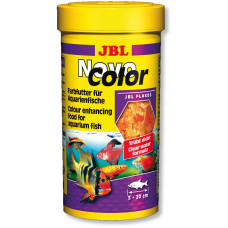 JBL NovoColor - Осн. корм для яркой окраски пресн. акв. рыб, хлопья, 250 мл (45 г)