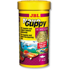JBL NovoGuppy - Осн. корм для живородящих акв. рыб, хлопья, 250 мл (45 г)
