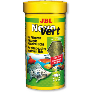 JBL NovoVert - Осн. корм для растительноядных пресн. акв. рыб, хлопья, 250 мл (40 г)