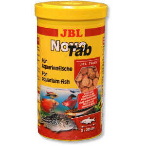 JBL NovoTab - Осн. корм для пресноводных аквариумных рыб, таблетки, 1 л (620 г)
