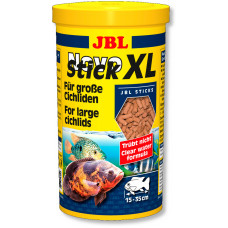 JBL NovoStick XL - Осн. корм для крупных хищных цихлид, палочки, 1 л (400 г)