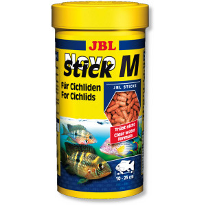 JBL NovoStick M - Основной корм в форме палочек для хищных цихлид, 250 мл (110 г)