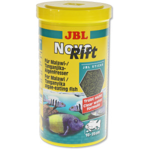 JBL NovoRift - Осн. корм для растительноядных цихлид, палочки, 1 л (530 г)
