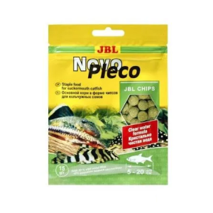 JBL NovoPleco - Основной корм для кольчужных сомов, тонущие чипсы, саше 15 г