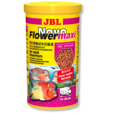 JBL NovoFlower maxi - Основной корм для больших флауэрхорнов, палочки, 1 л (440 г)