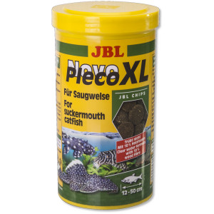 JBL NovoPleco XL - Осн. корм для больших кольчужных сомов, тон. чипсы, 1 л (500 г)