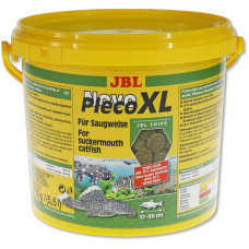 JBL NovoPleco XL - Осн. корм для больших кольчужных сомов, тон. чипсы, 5,5 л (2750 г)