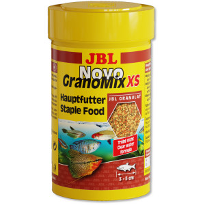 JBL NovoGranoMix XS - осн.корм в гранулах для небольших рыб (3-5см) 100 мл (58г)