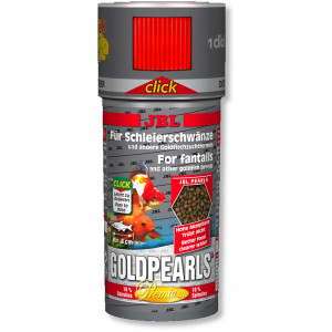 JBL GoldPearls CLICK - Осн. корм премиум для золотых рыбок, гранулы, 100 мл (58 г)