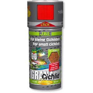 JBL GranaCichlid CLICK - Осн. корм премиум для хищных цихлид, гранулы, 250 мл (110 г)